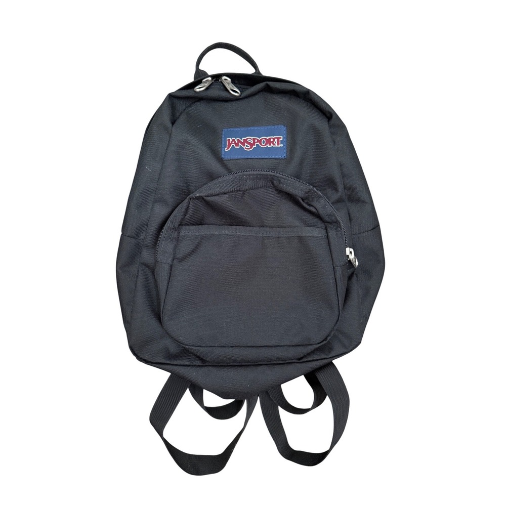 JanSport Half Pint Mini Backpack Black Small Daypack